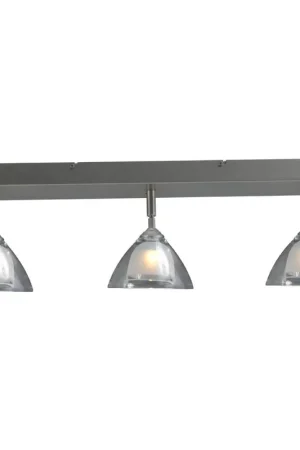 Masterlight - Plafondlamp Caterina LED Beam 3-lichts metaalgrijs Actieprijs