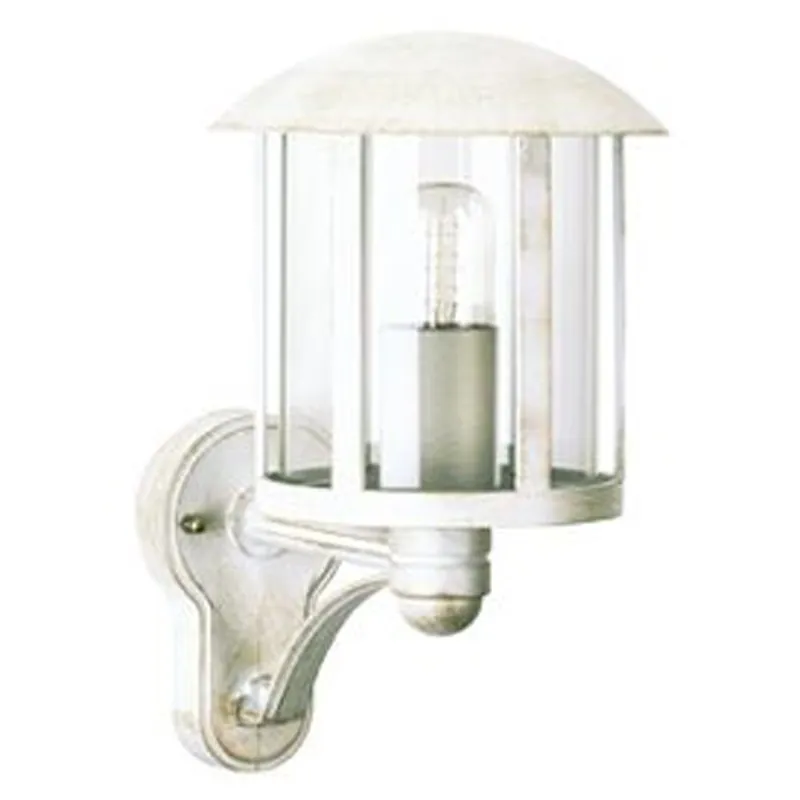 Albert - Witte wandlamp buiten Holli met goud Populair