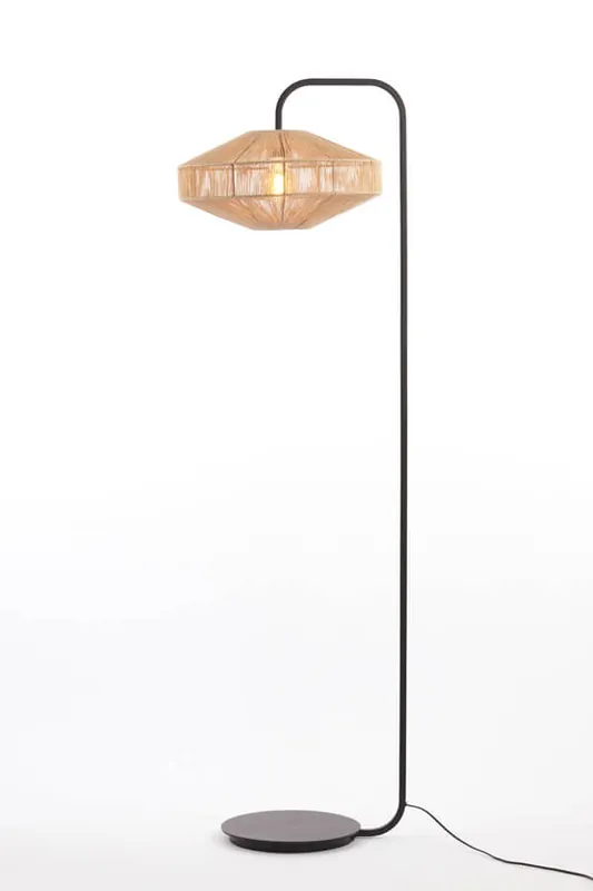 Light & Living - Rotan vloerlamp Lyra Ø 43cm Koopje