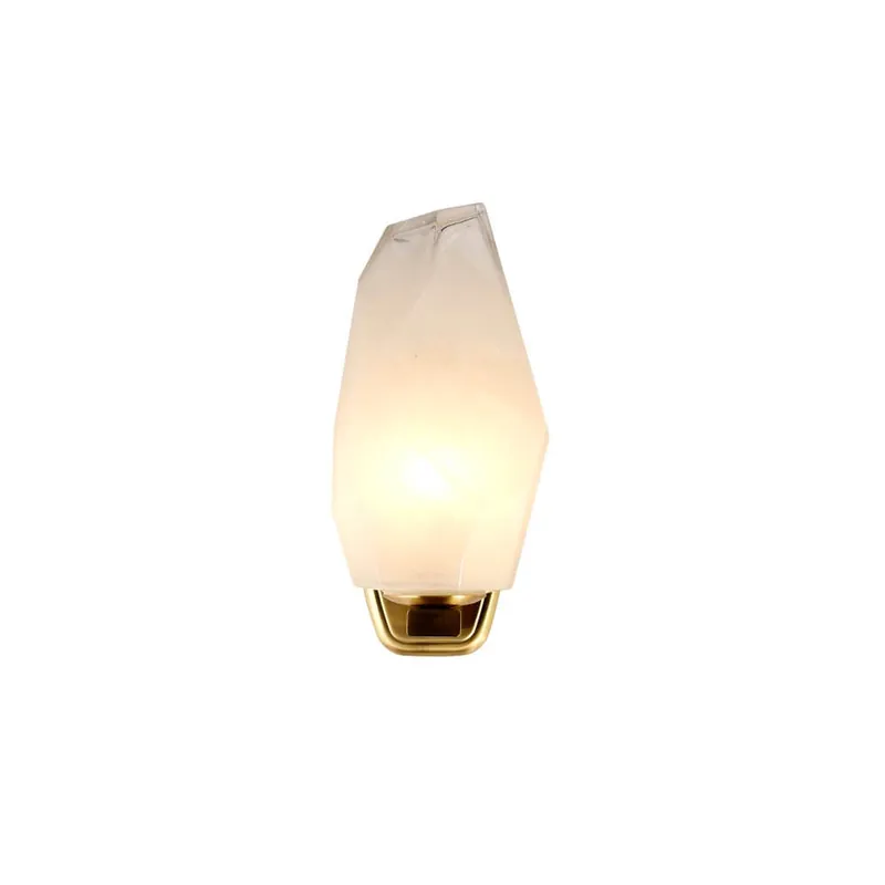 Express Levering Searchlight - Wandlamp Rocky met wit glas