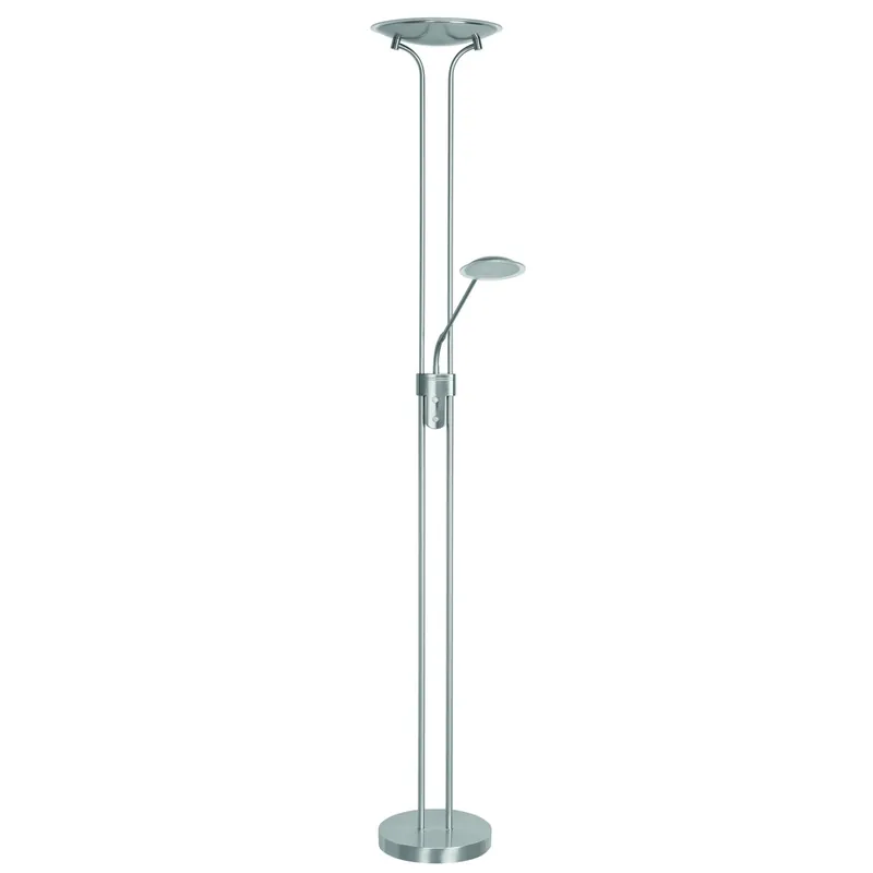 Highlight - Klassieke leeslamp Strato nikkel Ø 28cm Koop Vandaag
