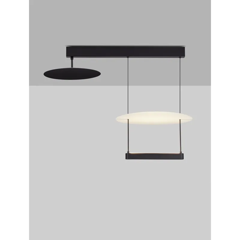 Lyora - Hanglamp Diona design zwart met wit Must-Have