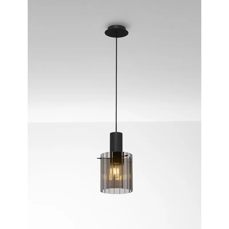 Laatste Versie Lyora - Design hanglamp Mirbi 1-lichts zwart