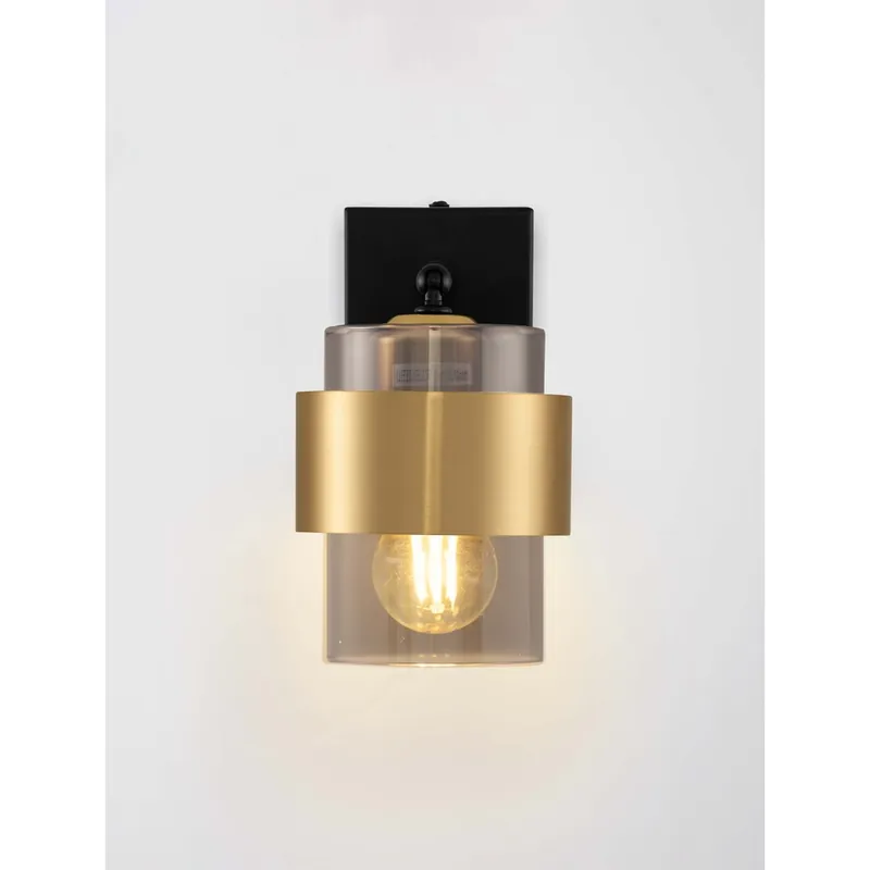 Lyora - Wandlamp Sianna zwart met goud Lage Prijs