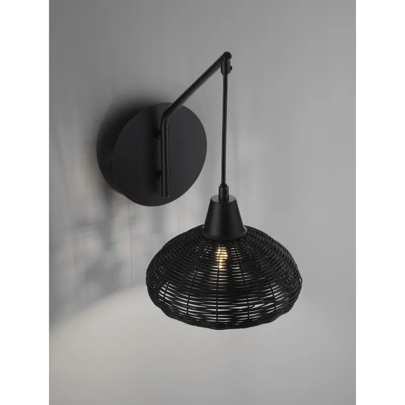 Populair Lyora - Wandlamp Fado zwart