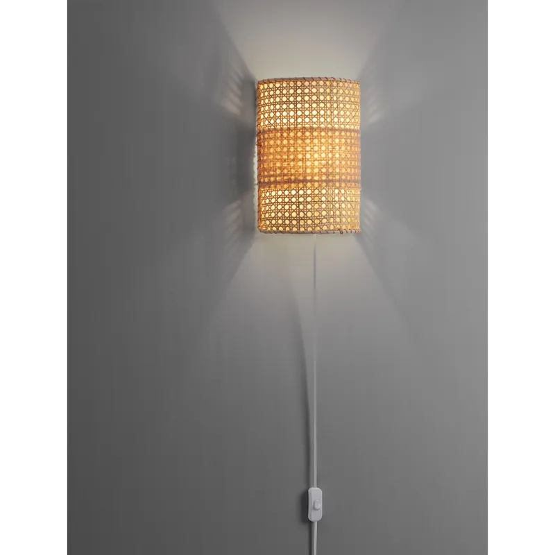 Betrouwbaar Lyora - Wandlamp Lum rotan
