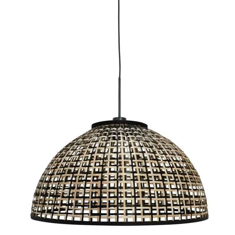 Steinhauer - Hanglamp Nox Light met bamboe kap Ø60cm Beste Prijs