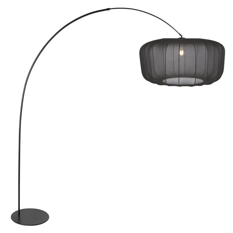 Beste Prijs Steinhauer - Zwarte booglamp Curve met zwarte kap Ø60cm