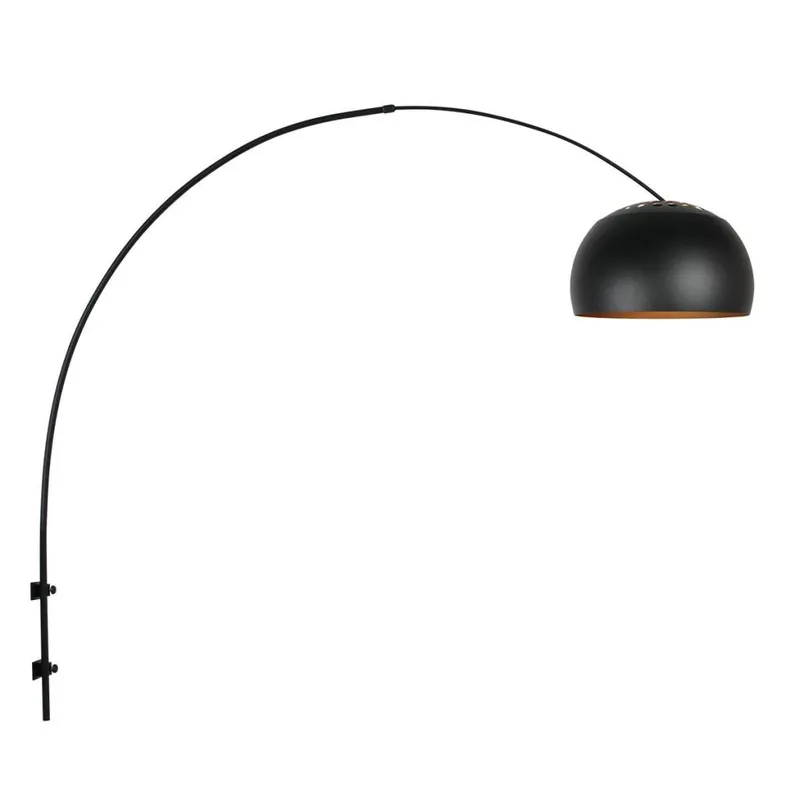 Steinhauer - Zwarte wandlamp Globe Black Favoriet