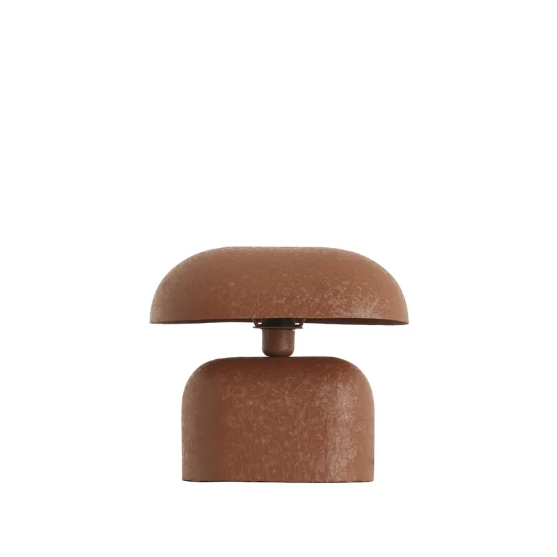 Light & Living - Schemerlamp Todd ovaal - mat donker oranje Merkproduct