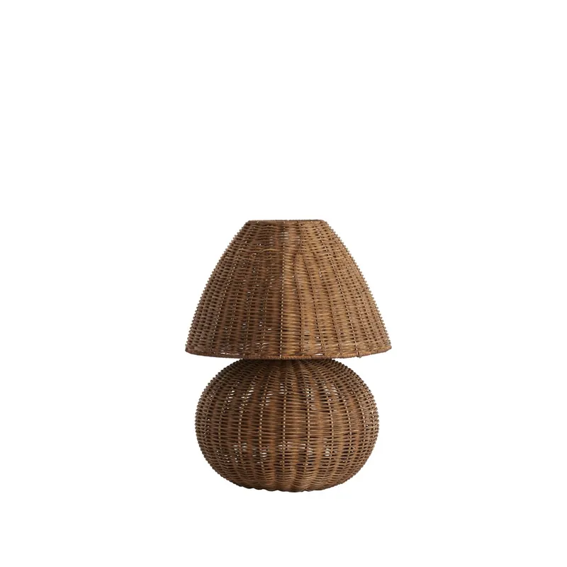Hoge Kwaliteit Light & Living - Rotan schemerlamp Mavon Ø 27,5cm - donker rotan