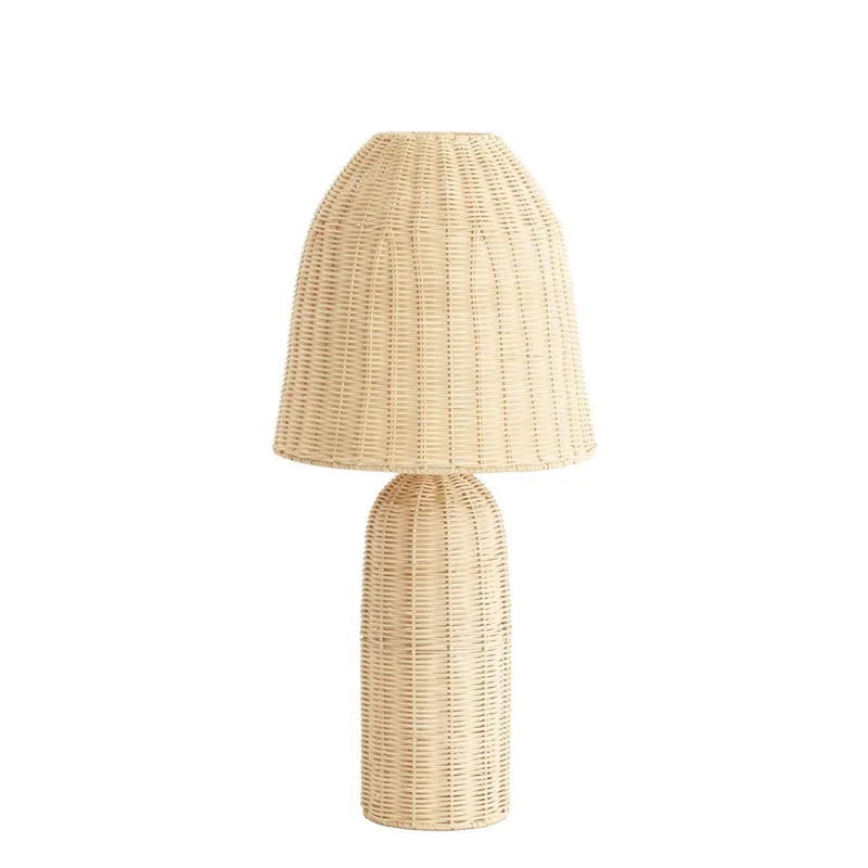 Rechtstreeks Van De Fabrikant Light & Living - Rotan schemerlamp Mandor Ø 28,5cm - donker rotan