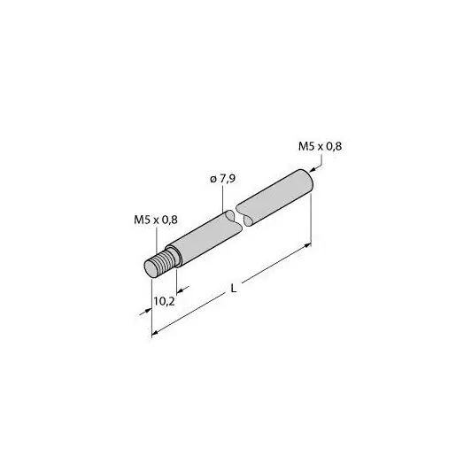 Turck ACCESSORIES EXTENSION BAR FOR POSITIONING ELEMENT Speciale Aanbieding