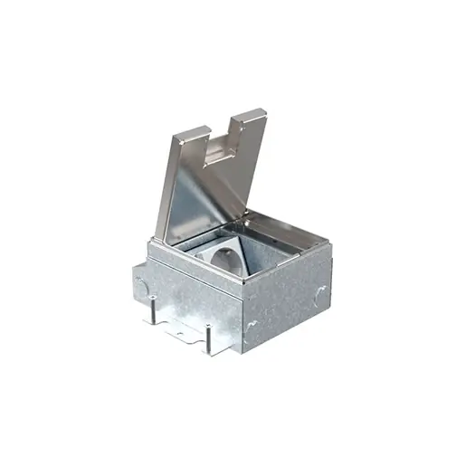 Superprijs HPL Smartbox Pro vloercontactdoos 65mm 1xWCD - X10 klapdeksel