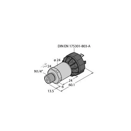 Snelle Levering Turck PRESSURE TRANSMITTER WITH CURRENT OUTPUT (2-WIRE)