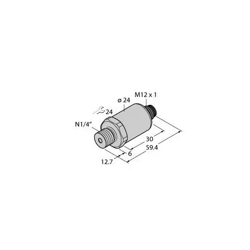 Turck PRESSURE TRANSMITTER WITH CURRENT OUTPUT (2-WIRE) Koop Online