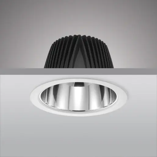 Prolumia LED Downlight (algemeen) LED Downlight 4000K 781lm Ø165mm 41-80° Schroefklem wit 40002201 Favoriet
