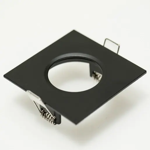 Prolumia LED Downlight (accentverlichting) Decorelement inbouwspot ring vierkant 82x82mm Ø72mm Zwart 42180131 Speciale Aanbieding