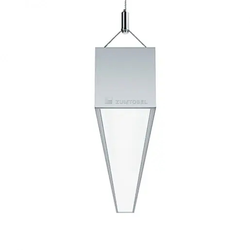 Zumtobel Lincor LED pendelarmatuur lde asq1 sr 840 4000K 42W 1209x63mm dimbaar zilver IP20 42184424 Gecertificeerd