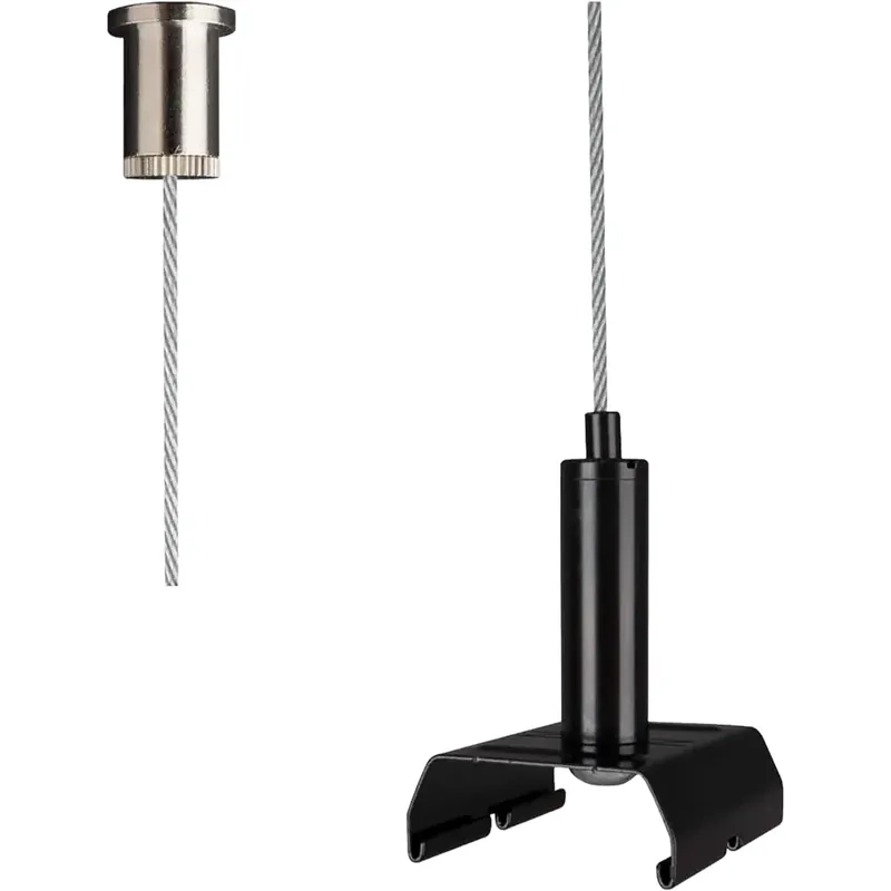Light4U Pendel set 3m bracket black+knob silver Merkproduct