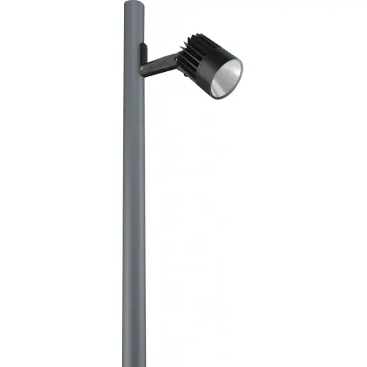 Gratis Retour RZB Alu-Star LED armatuur straatverlichting Opzet/opschuif LED 6450lm 4000K 60W 400x153mm Schroefklem IP65 IK07 antraciet 722080.0031.1