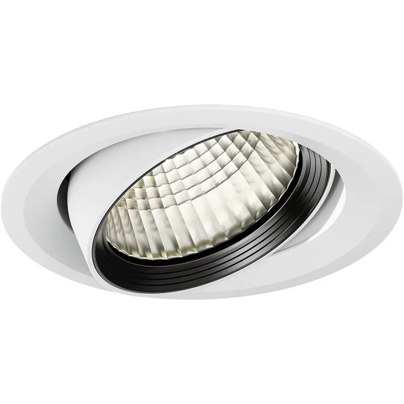Trilux Agira Plus LED inbouwspot 4350K Ø190mm Casambi 21-40° wit 9877363 Bestseller