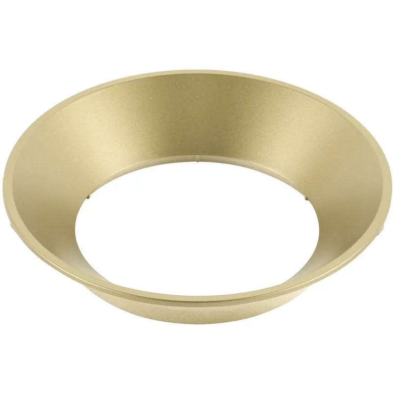 SLV Numinos XL Decorelement decorreflector goud Kunststof 126x126x25mm Ø126mm Goud 1010133 Gratis Retour