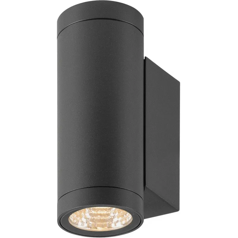 SLV Helia Pro S LED wandopbouwarmatuur 2700K 100x65mm Ø65mm 21-40° antraciet 1010161 Direct Verzonden