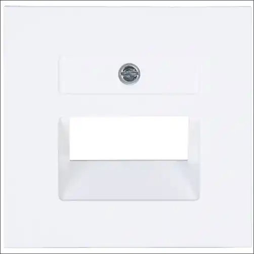 Kopp HK07 - Centraalplaat RJ45 371713000 Verkeerswit glanzend Premium