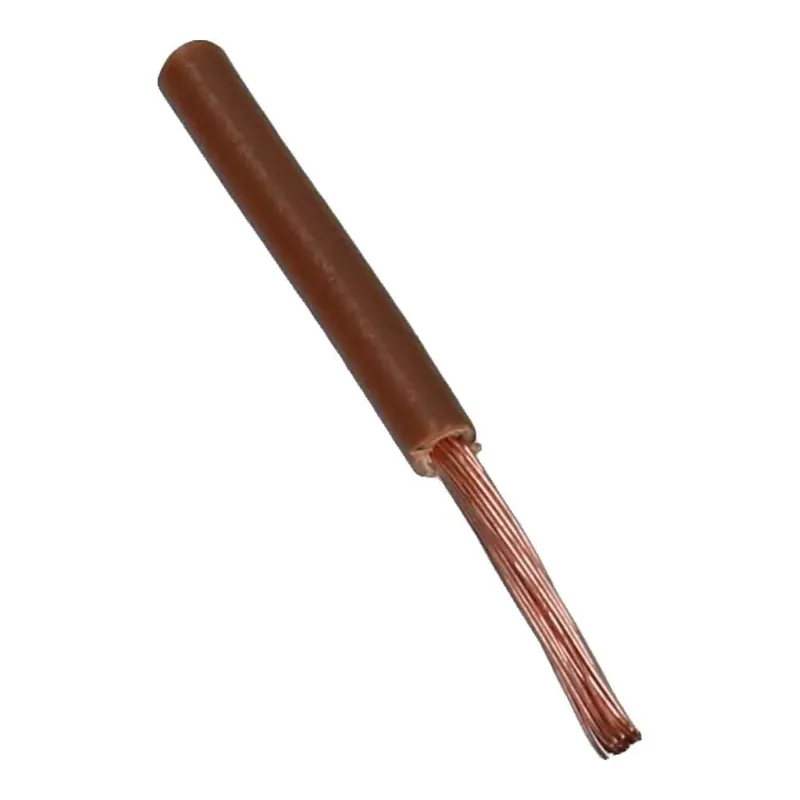 Montagedraad H07V-K 6mm² bruin 70°C Eca - 100 meter Uitverkoop