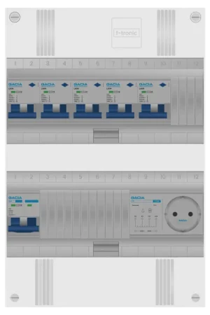 Favoriet Groepenkast PV-ready 63A 1 fase 5 alamat + beltrafo + wcd