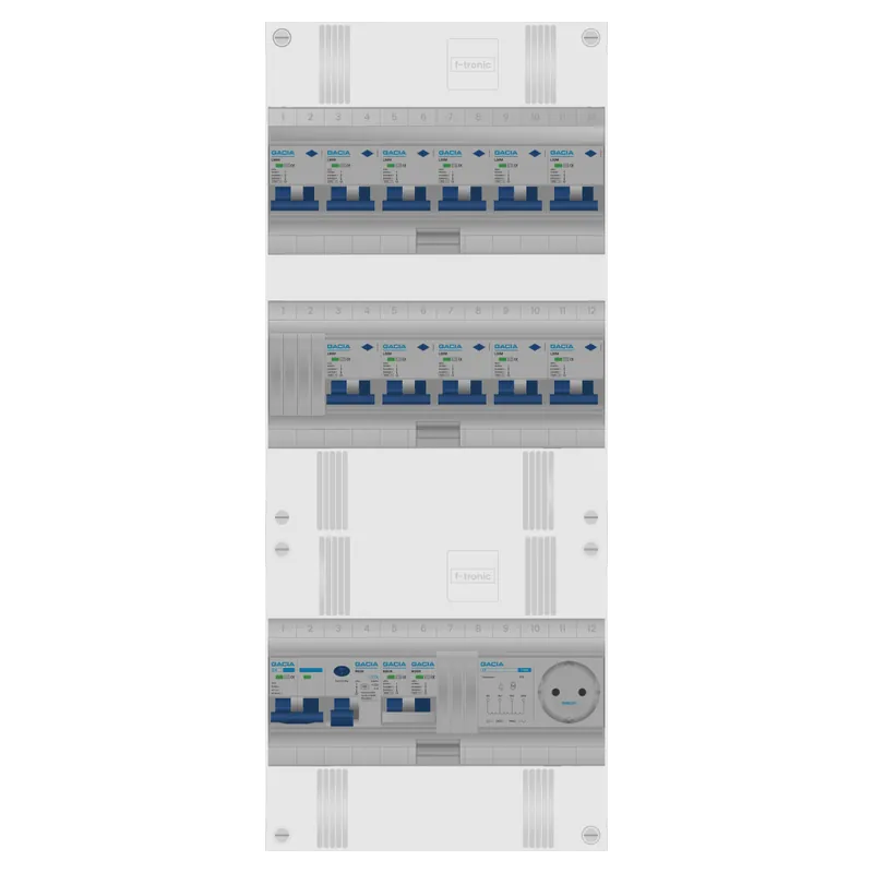 Groepenkast PV-ready 63A 1 fase 11 alamat + beltrafo + wcd + kookgroep Laatste Kans
