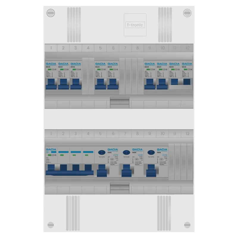Groepenkast PV-ready 63A 3 fase 7 groepen + kookgroep Beperkte Voorraad