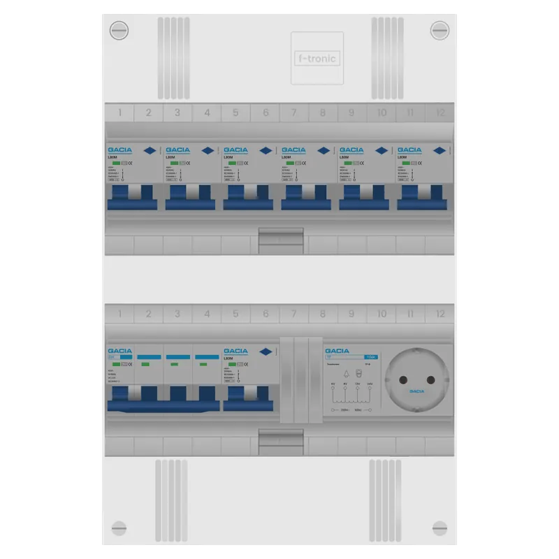 Groepenkast PV-ready 63A 3 fase 7 alamat + beltrafo + wcd Direct Beschikbaar